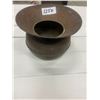 Image 1 : Copper spittoon 7" across 5" high
