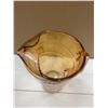 Image 2 : retro glass pitcher 9" tall