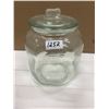 Image 1 : Peanut jar & lid 11" tall