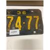 Image 3 : 1936 New York license plate