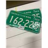 Image 1 : Pair of 1969 license plates