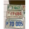 Image 2 : 7 1970-1976 farm license plates Sask