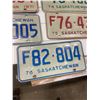 Image 4 : 7 1970-1976 farm license plates Sask