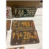 Image 3 : Lot of 1950's Saskatchewan plates & 4 1964 N.Y. Worlds fair plates