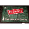 Image 2 : Saskatchewan Roughriders/Pilsner FLAG 58"X35" (2ply)