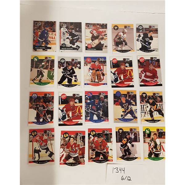 Pro Set 91 and 92 NHL Hockey Cards X25 (Wayne Gretzky and More)