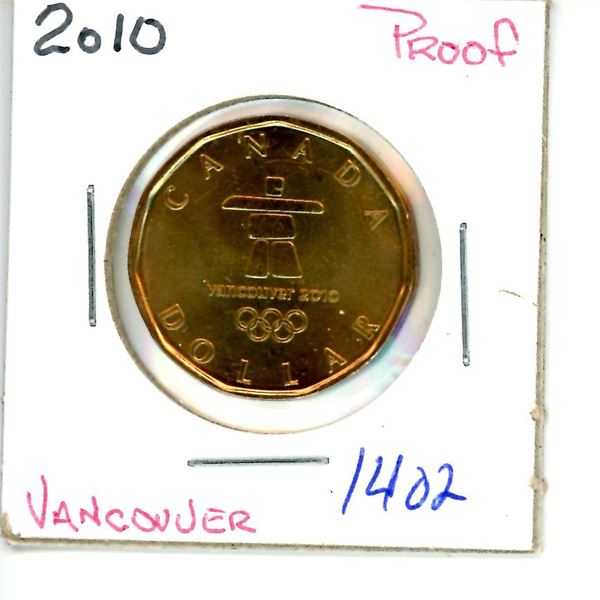 2010 vancouver loonie