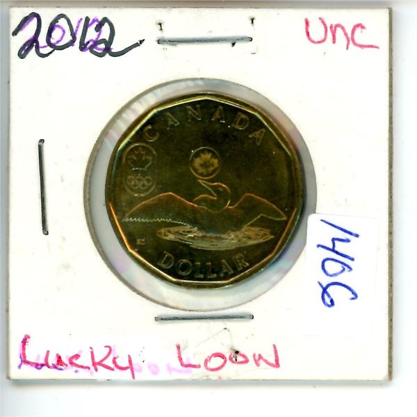 2012 lucky loonie