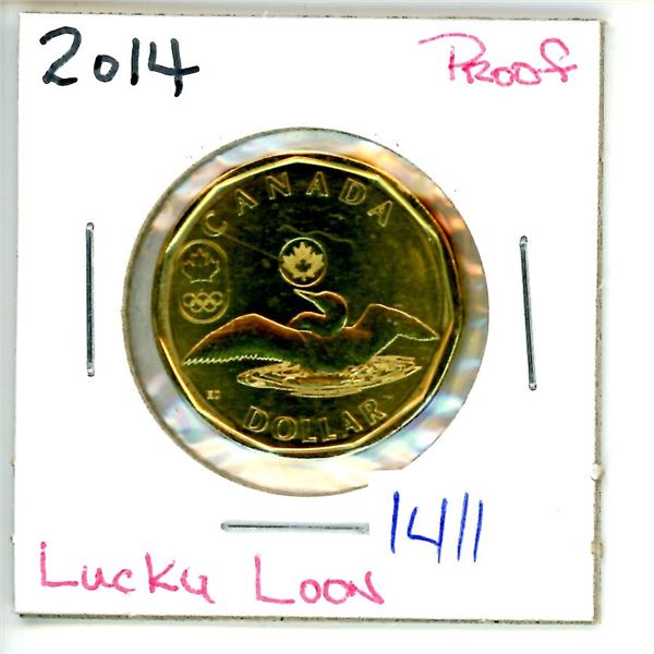 2014 lucky loonie