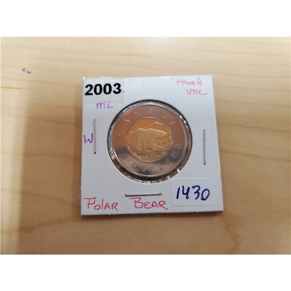2003 toonie