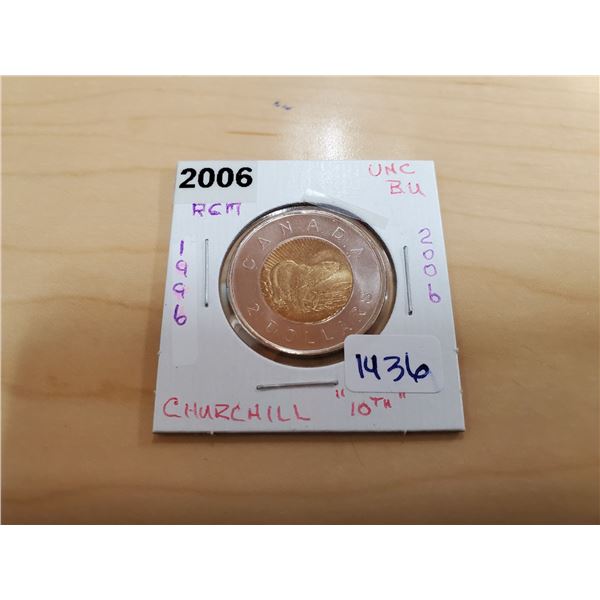 2006 churchill 10th toonie