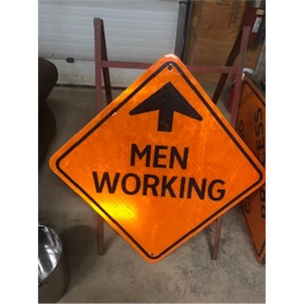 sign and stand