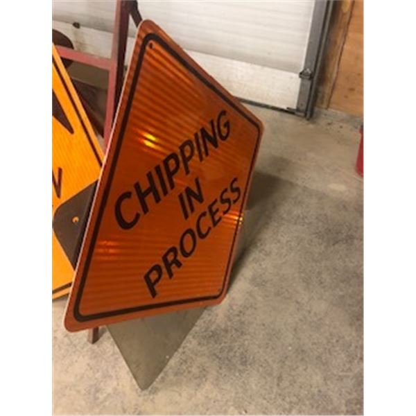 sign and stand