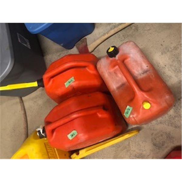 3 jerry cans