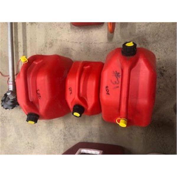 3 jerry cans