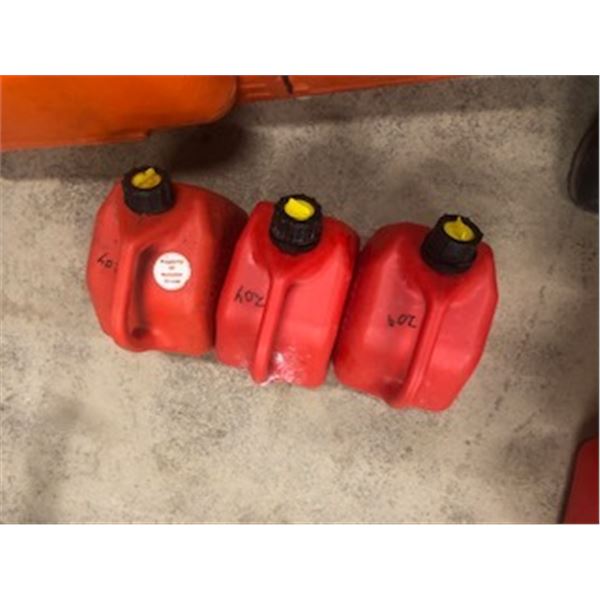 smaller jerry cans - three for one