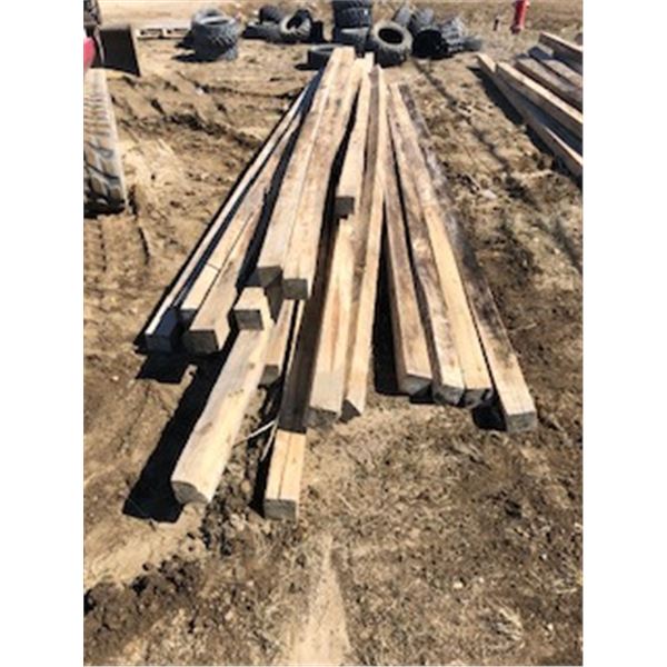 4X4 lumber 16ft long bundle