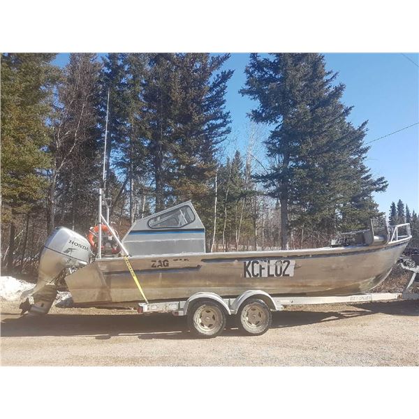 24ft commercial fish boat - Zag Fab