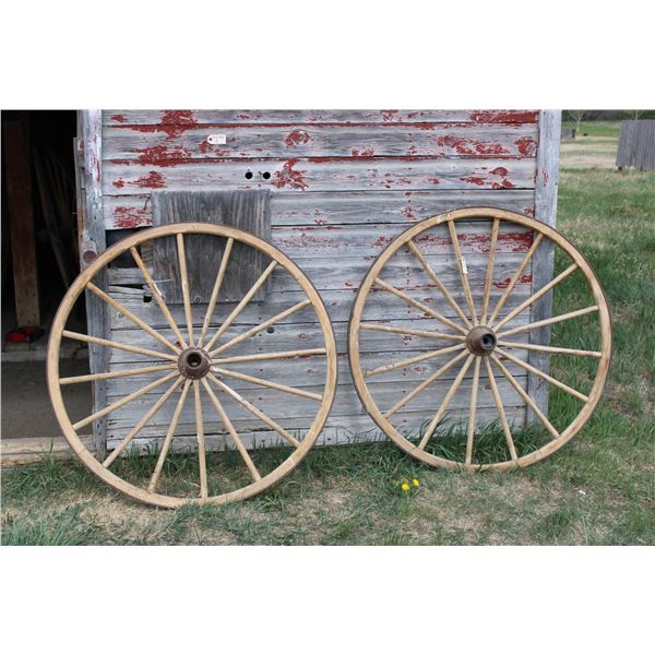 (2X THE MONEY) Buggy Wheels 43" Each