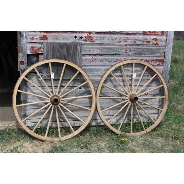 (2X THE MONEY) Buggy Wheels 39" Each