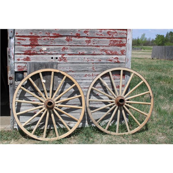 (2X THE MONEY) 43" Light Wagon Wheels for Ambulance