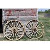 Image 1 : (2X THE MONEY) 43" Light Wagon Wheels for Ambulance