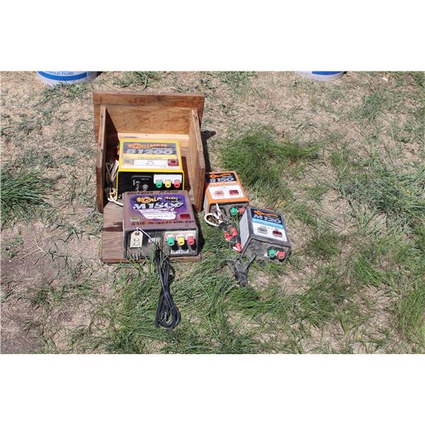 (4) Gallagher Electric Fences (Not Tested)