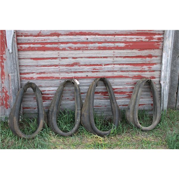 (4) Horse Collars (20.5", 22", 23" Inside Lengths)