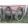 Image 3 : (4) Horse Collars (20.5", 22", 23" Inside Lengths)