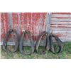 Image 2 : (2X THE MONEY) (4) Pony Collars 17", 19", 20" Inside Lengths
