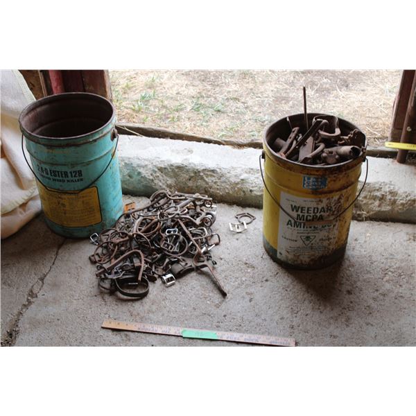 Horse Bits, Buckles, Plus Misc Wagon Parts