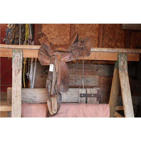 13" Kids Saddle Rawhide Tree