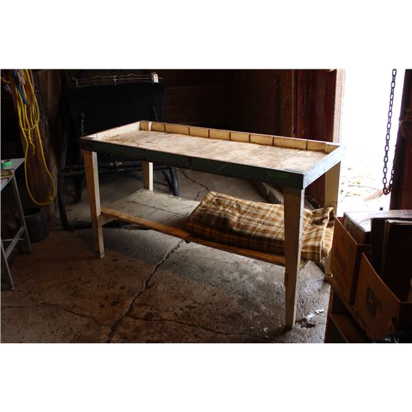 Vintage Table (59" x 23.5" x 33 3/4" Tall)