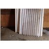 Image 5 : Poly Cabinet Paneling 12ft, 17 1/2  6 ft sections, Plus 6 Metal Aluminum Sheets 10ft, 9" 12 ft