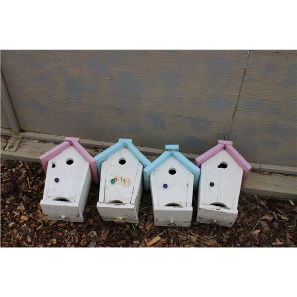 (4) Bird Houses
