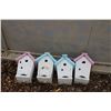 Image 1 : (4) Bird Houses