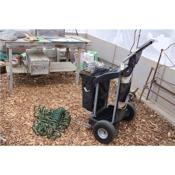 Vertex 2 Wheel Cart and Water Hose