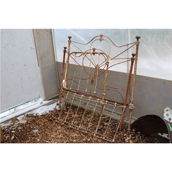 Wrought Iron Bed Frame 5 Pieces