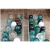 Image 2 : Lot of Misc Insulators in Metal Trays (2) (Some have chips)