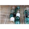 Image 2 : Lot of Vintage Misc Insulators CPR etc (Some have Chips) (2 Trays)