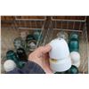 Image 4 : Lot of Vintage Misc Insulators CPR etc (Some have Chips) (2 Trays)