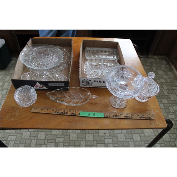 (2X THE MONEY) 2 Boxes of Clear Glass