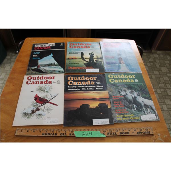 1970's Outdoor Canada Magazines