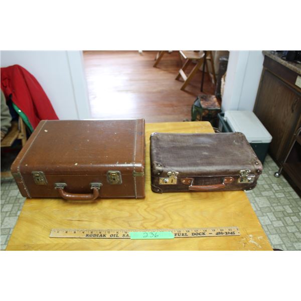 2 Vintage Suitcases