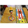 Image 2 : 2 Vintage Games One Ring Toss, the other Poke a Rhino