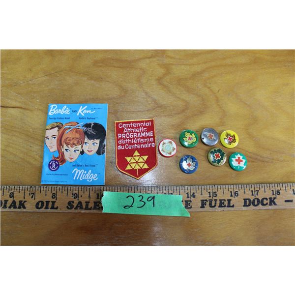 Red Cross Pins Pin Backs and Misc