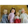 Image 2 : 4 Vintage Dolls (Rubber) Eyes Close
