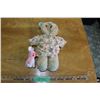 Image 2 : Vintage Teddy Bear and Stuffed Toy Rabbit