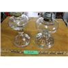 Image 2 : (2X THE MONEY) 2 Clear Glass Lamps