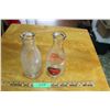 Image 1 : (2X THE MONEY) 2 Palm Dairy Advertising Milk Bottles (has chip on top)